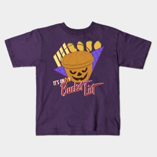 IT'S ON MY (PUMPKIN) BUCKET LIST Kids T-Shirt